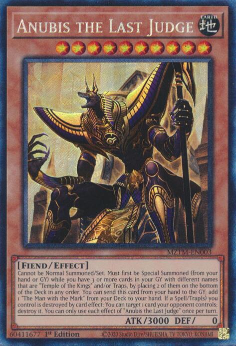 Anubis the Last Judge (Collector's Rare) [MZTM-EN003] Collector's Rare | Chromatic Games