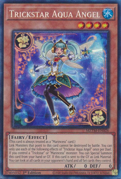 Trickstar Aqua Angel (Collector's Rare) [MZTM-EN026] Collector's Rare | Chromatic Games
