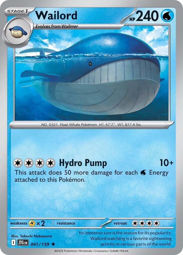 Wailord (041/159) [Scarlet & Violet: Journey Together] | Chromatic Games