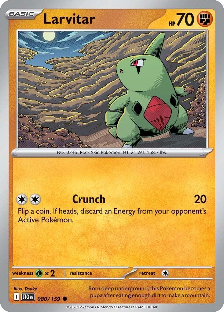 Larvitar (080/159) [Scarlet & Violet: Journey Together] | Chromatic Games