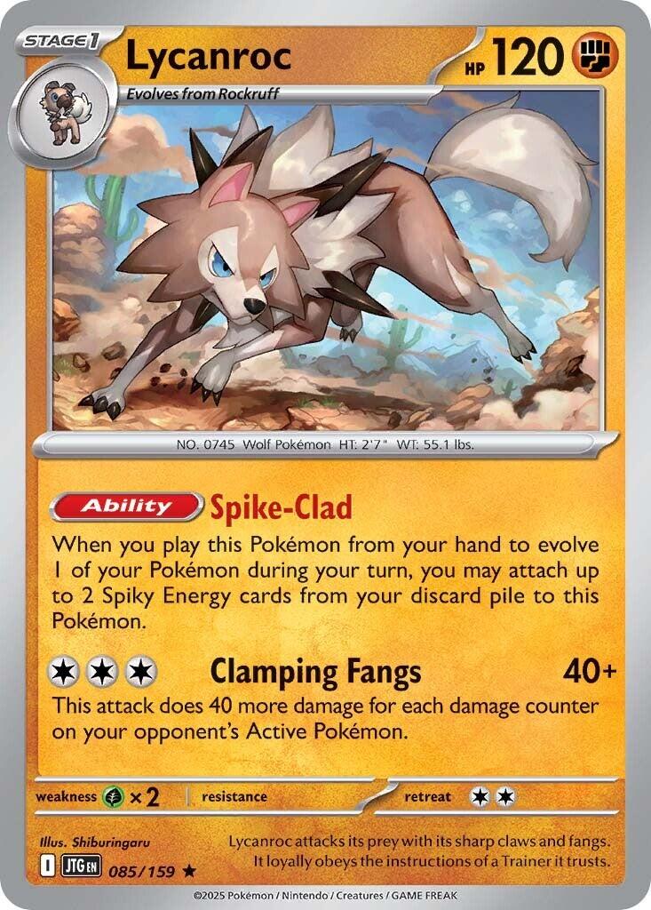 Lycanroc (085/159) [Scarlet & Violet: Journey Together] | Chromatic Games