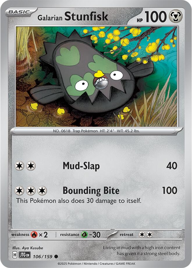 Galarian Stunfisk (106/159) [Scarlet & Violet: Journey Together] | Chromatic Games