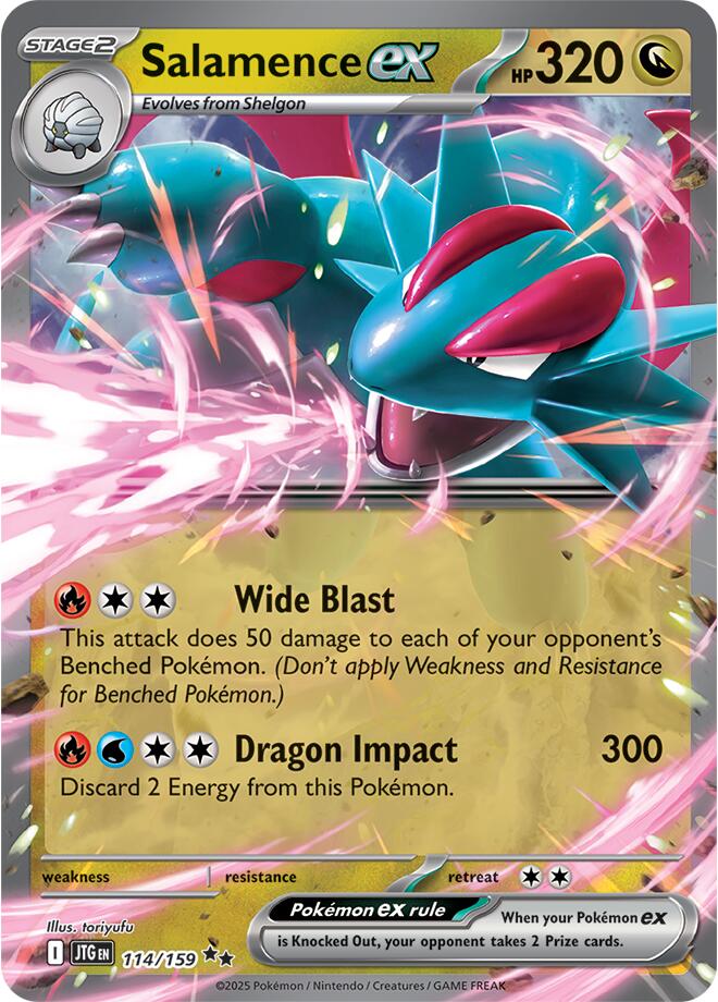 Salamence ex (114/159) [Scarlet & Violet: Journey Together] | Chromatic Games