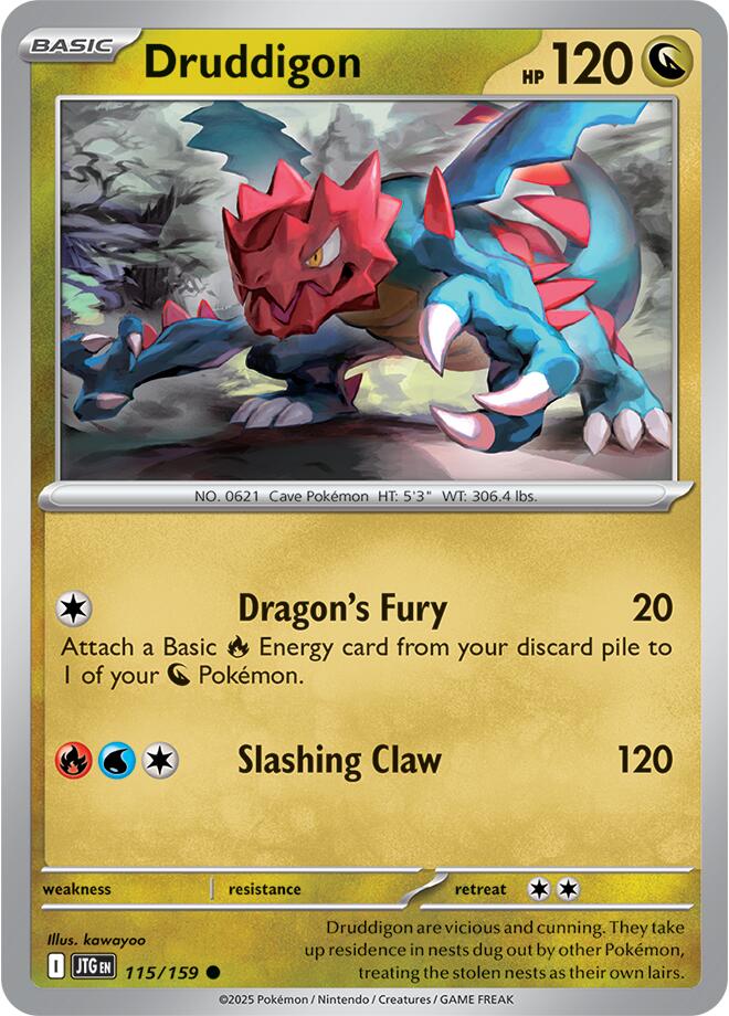 Druddigon (115/159) [Scarlet & Violet: Journey Together] | Chromatic Games