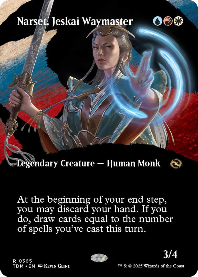 Narset, Jeskai Waymaster (Borderless) [Tarkir: Dragonstorm] | Chromatic Games
