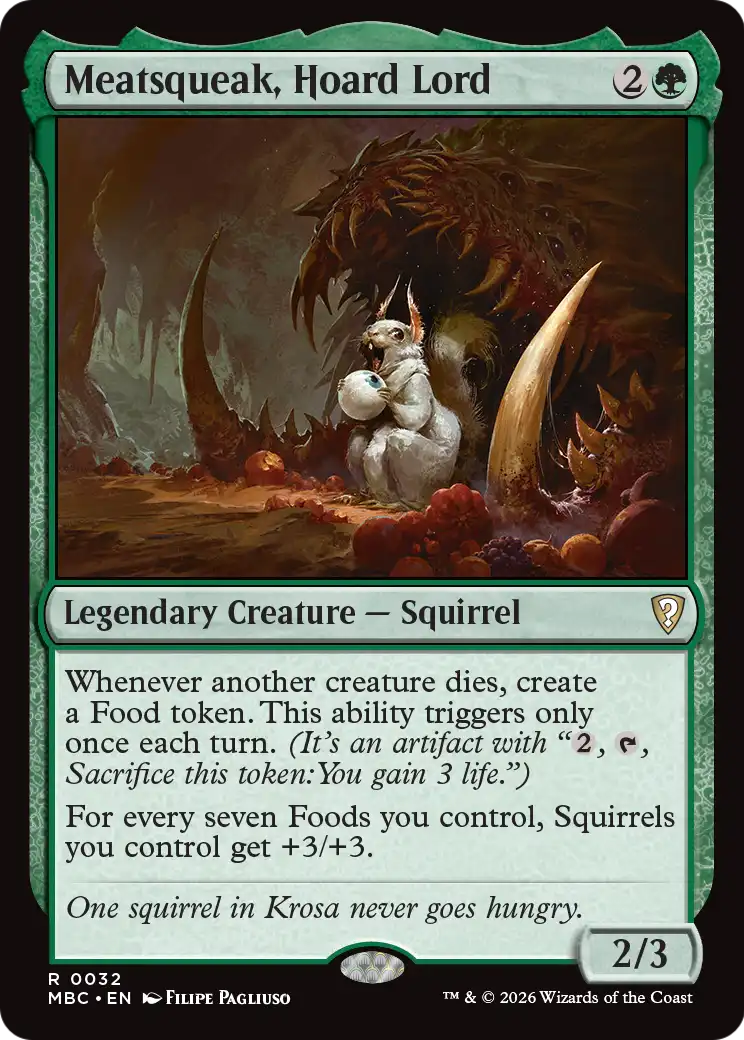 Meatsqueak, Hoard Lord [Mystery Booster: Commander Edition] | Chromatic Games