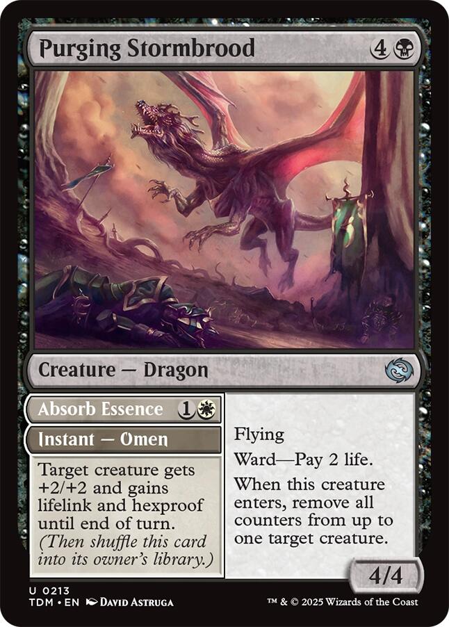 Purging Stormbrood [Tarkir: Dragonstorm] | Chromatic Games