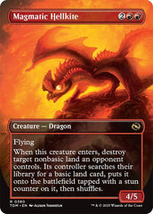 Magmatic Hellkite (Borderless) [Tarkir: Dragonstorm] | Chromatic Games