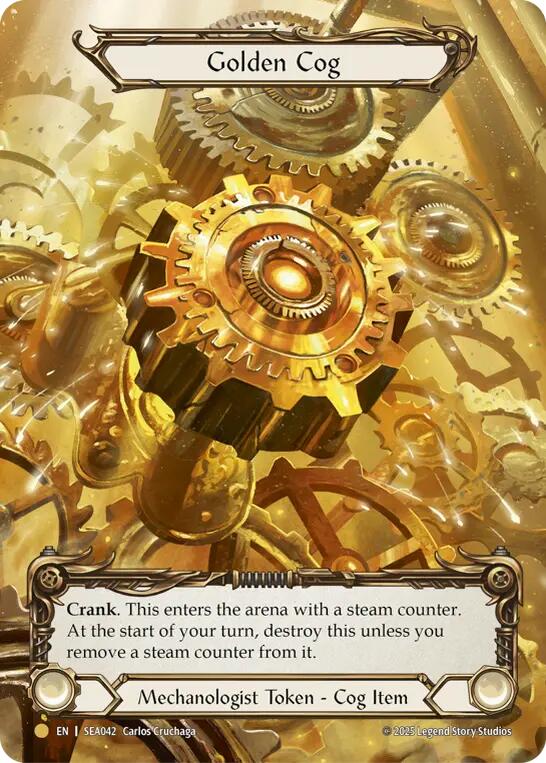 Golden Cog (Marvel) [SEA042] (High Seas)  Rainbow Foil | Chromatic Games