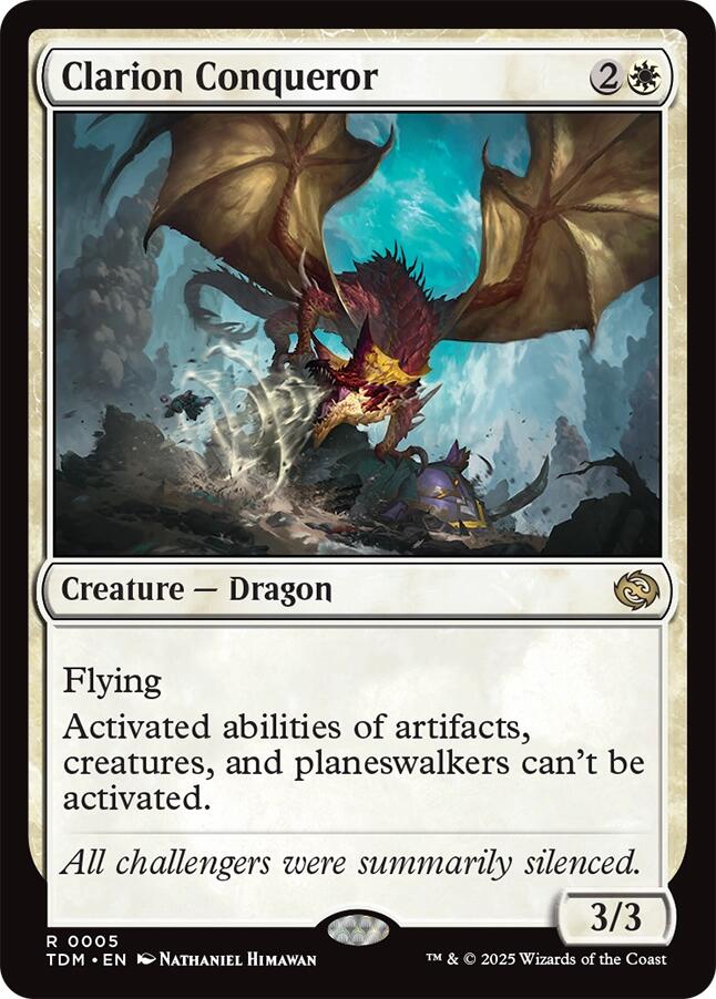 Clarion Conqueror [Tarkir: Dragonstorm] | Chromatic Games