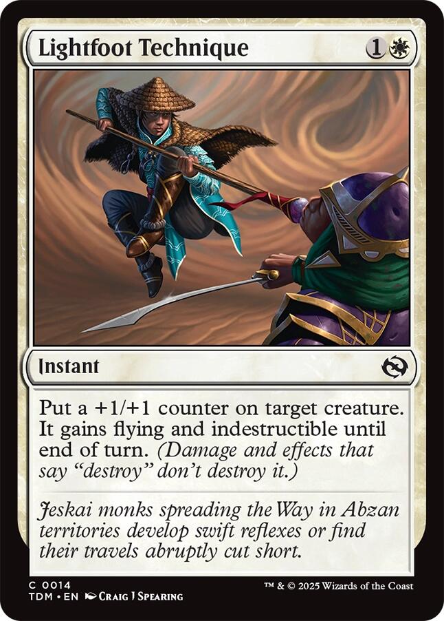 Lightfoot Technique [Tarkir: Dragonstorm] | Chromatic Games
