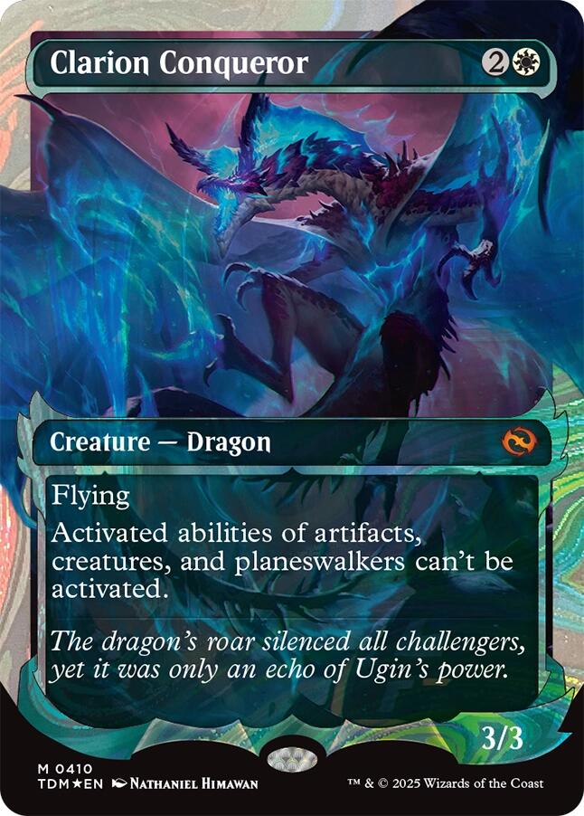 Clarion Conqueror (Showcase) (Halo Foil) [Tarkir: Dragonstorm] | Chromatic Games
