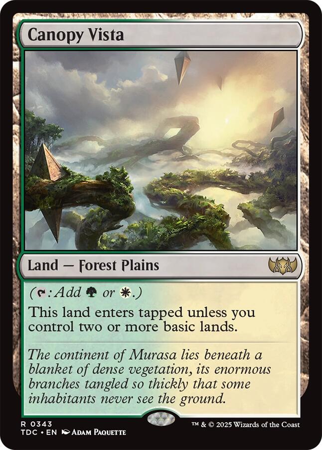 Canopy Vista [Tarkir: Dragonstorm Commander] | Chromatic Games