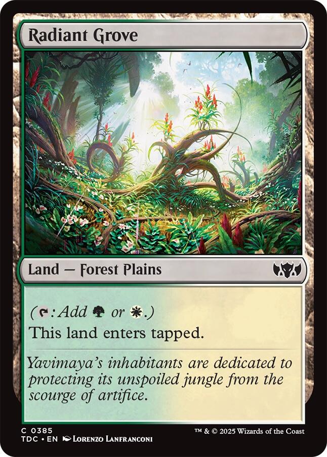 Radiant Grove [Tarkir: Dragonstorm Commander] | Chromatic Games