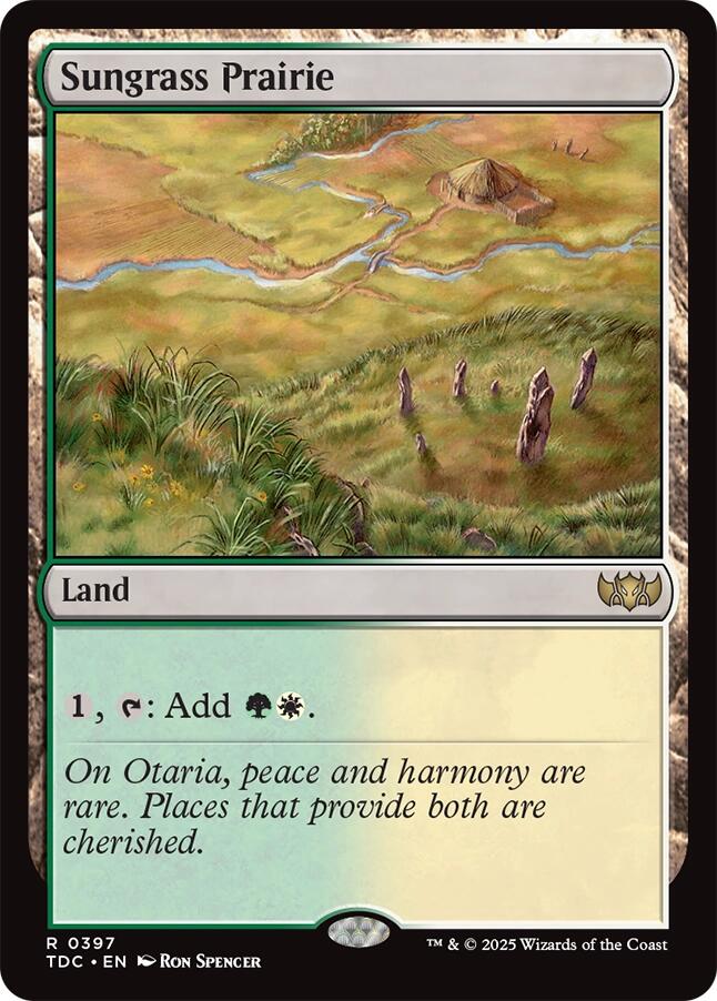 Sungrass Prairie [Tarkir: Dragonstorm Commander] | Chromatic Games