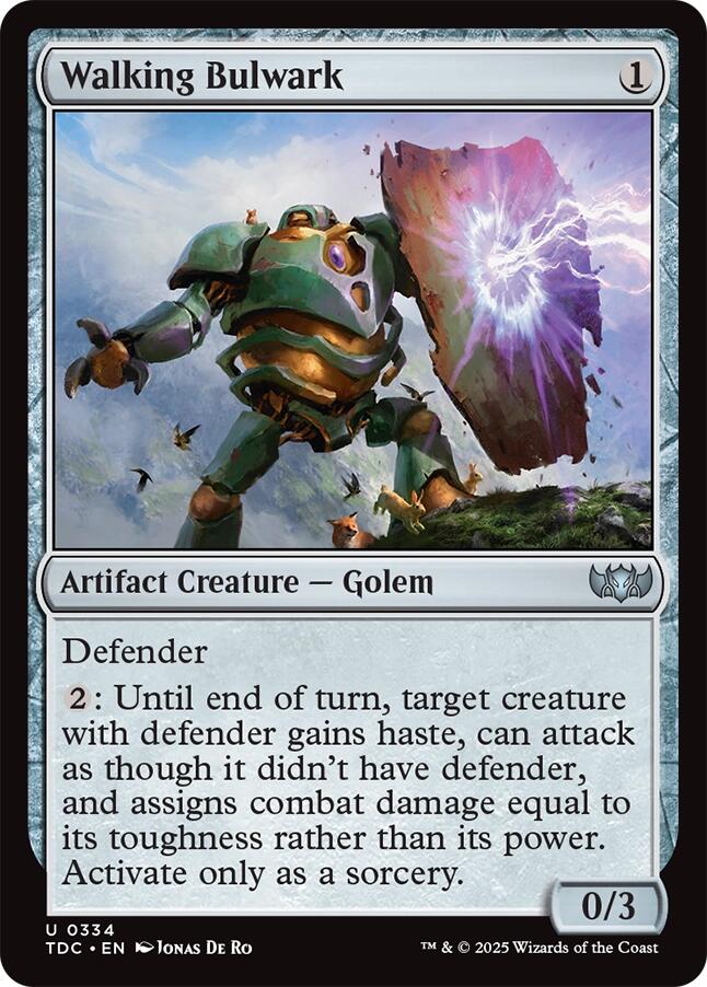 Walking Bulwark [Tarkir: Dragonstorm Commander] | Chromatic Games
