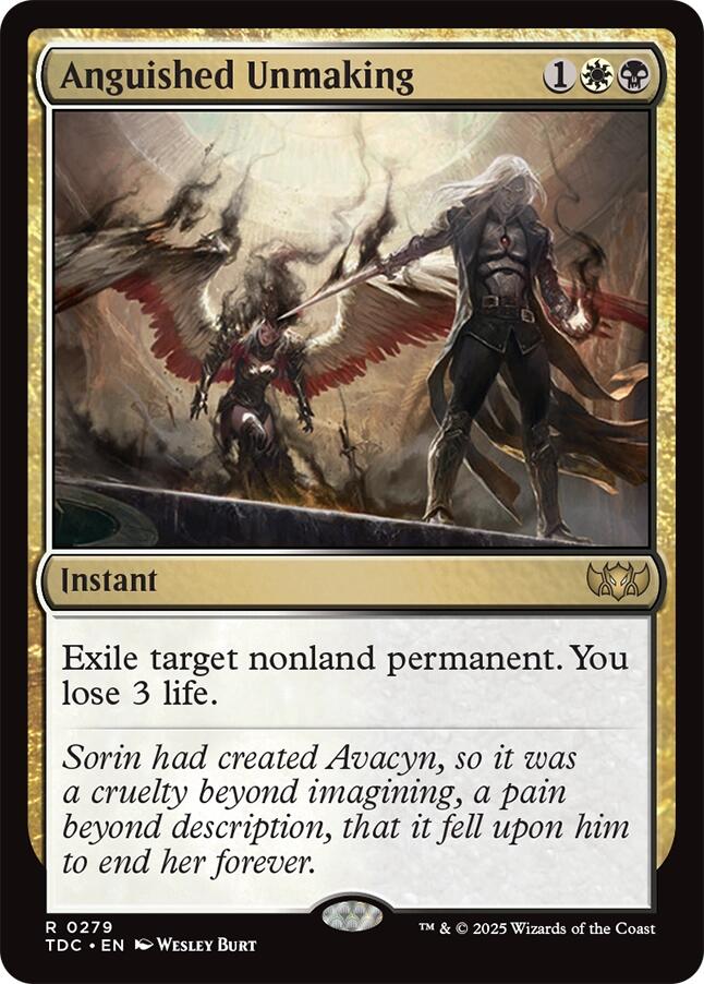 Anguished Unmaking [Tarkir: Dragonstorm Commander] | Chromatic Games
