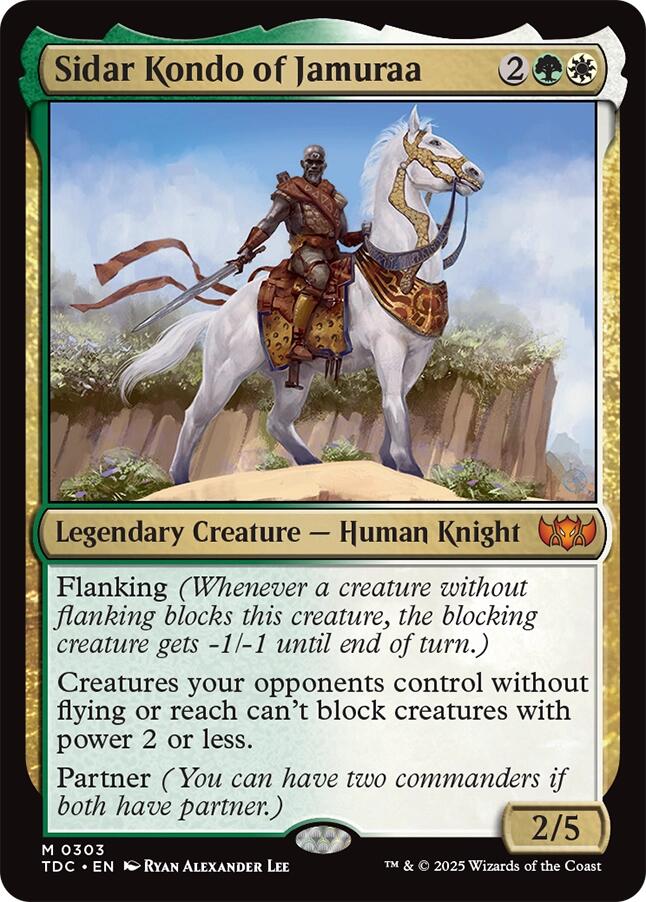 Sidar Kondo of Jamuraa [Tarkir: Dragonstorm Commander] | Chromatic Games