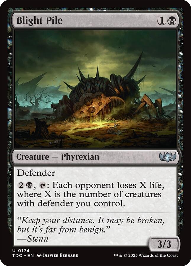 Blight Pile [Tarkir: Dragonstorm Commander] | Chromatic Games