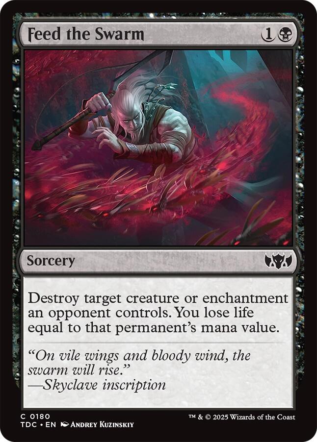 Feed the Swarm [Tarkir: Dragonstorm Commander] | Chromatic Games