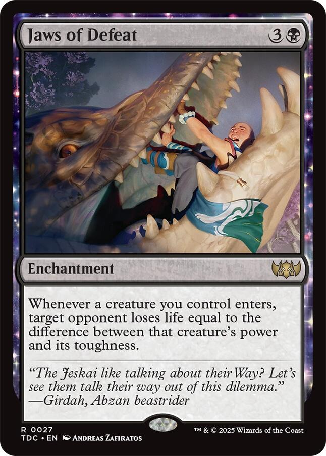 Jaws of Defeat [Tarkir: Dragonstorm Commander] | Chromatic Games