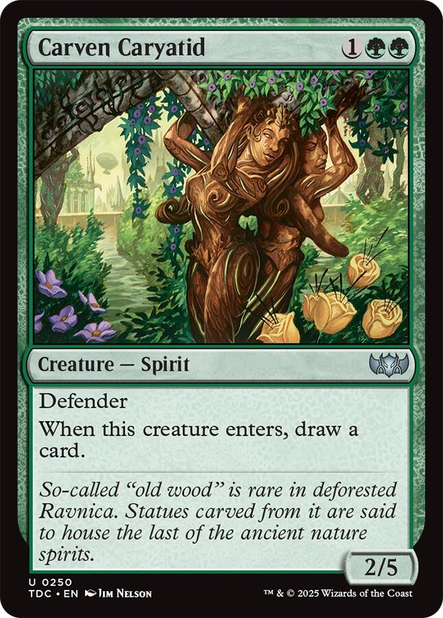 Carven Caryatid [Tarkir: Dragonstorm Commander] | Chromatic Games