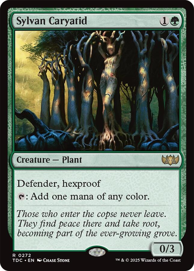 Sylvan Caryatid [Tarkir: Dragonstorm Commander] | Chromatic Games