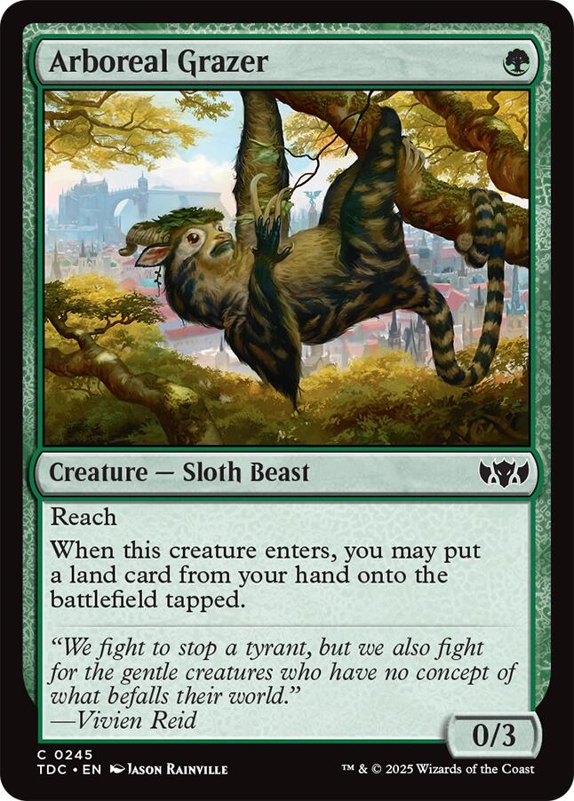 Arboreal Grazer [Tarkir: Dragonstorm Commander] | Chromatic Games