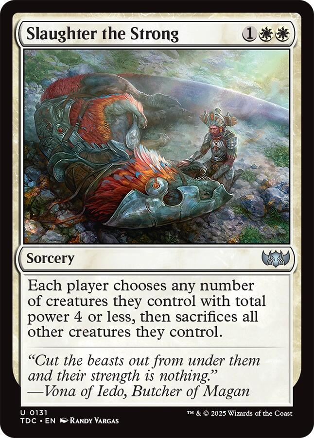 Slaughter the Strong [Tarkir: Dragonstorm Commander] | Chromatic Games