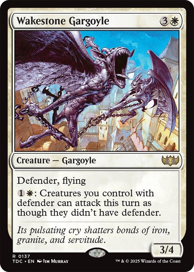 Wakestone Gargoyle [Tarkir: Dragonstorm Commander] | Chromatic Games