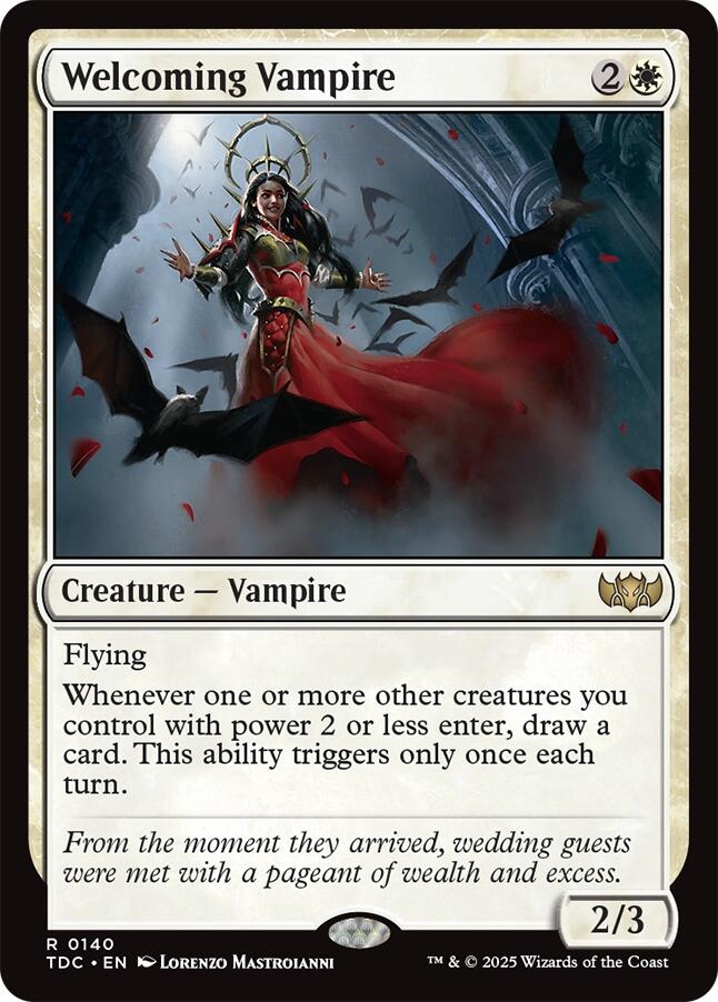 Welcoming Vampire [Tarkir: Dragonstorm Commander] | Chromatic Games