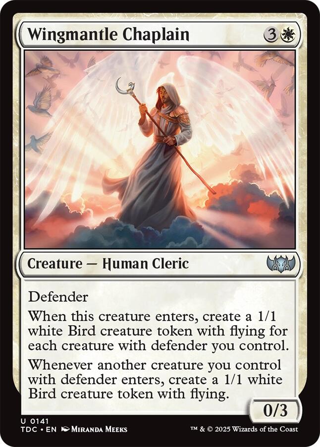 Wingmantle Chaplain [Tarkir: Dragonstorm Commander] | Chromatic Games