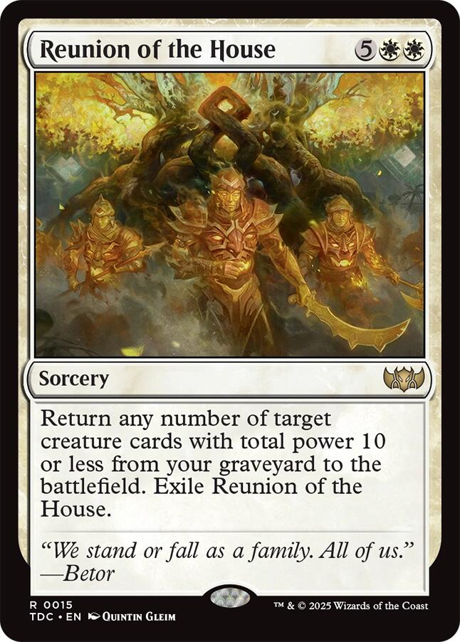 Reunion of the House [Tarkir: Dragonstorm Commander] | Chromatic Games