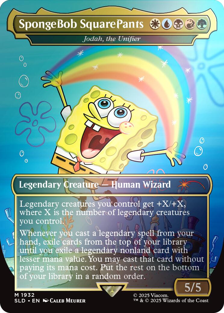 SpongeBob SquarePants - Jodah, the Unifier (Rainbow Foil) [Secret Lair Drop Series] | Chromatic Games