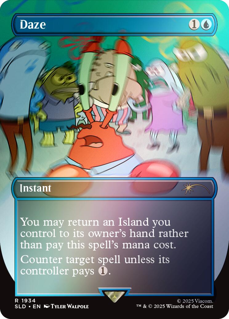 Daze (Rainbow Foil) [Secret Lair Drop Series] | Chromatic Games