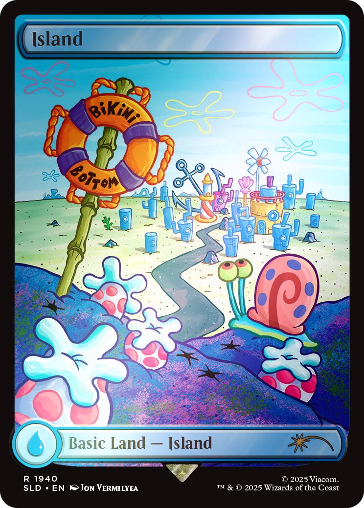 Island (1940) (Rainbow Foil) [Secret Lair Drop Series] | Chromatic Games