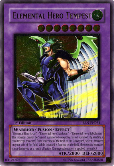 Elemental Hero Tempest [EEN-EN034] Ultimate Rare | Chromatic Games