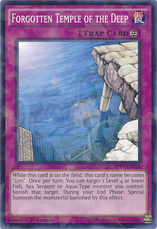 Forgotten Temple of the Deep [BP03-EN216] Shatterfoil Rare | Chromatic Games
