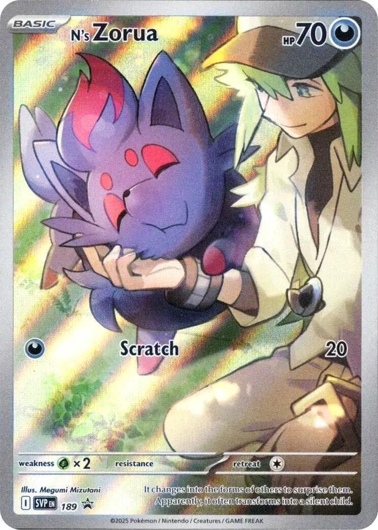 N's Zorua (SVP189) [Scarlet & Violet: Black Star Promos] | Chromatic Games
