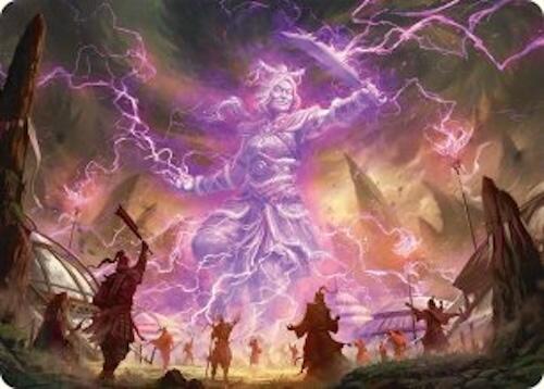 Smile at Death Art Card (4/54) [Tarkir: Dragonstorm Art Series] | Chromatic Games