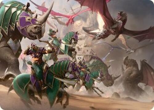United Battlefront Art Card (5/54) [Tarkir: Dragonstorm Art Series] | Chromatic Games
