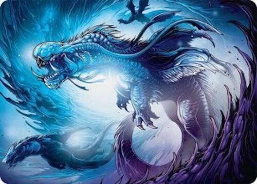 Roiling Dragonstorm Art Card (33/54) [Tarkir: Dragonstorm Art Series] | Chromatic Games