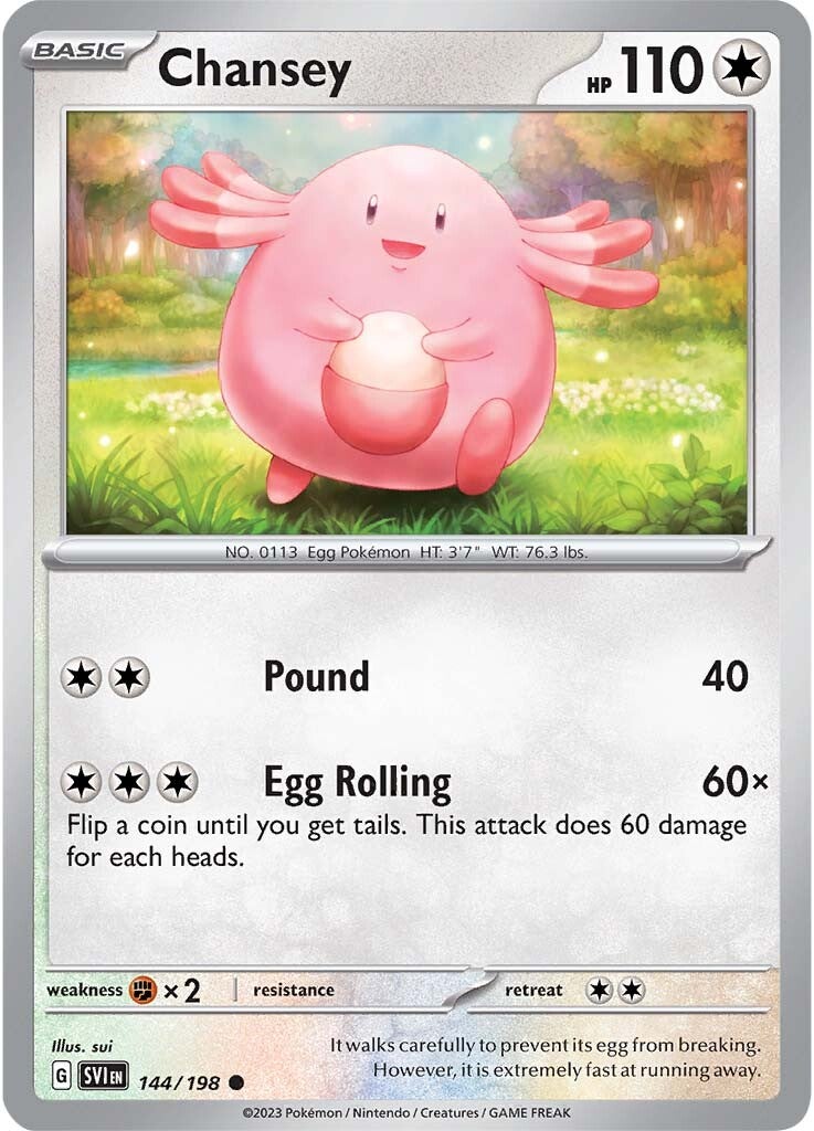 Chansey (144/198) [Scarlet & Violet: Base Set] | Chromatic Games