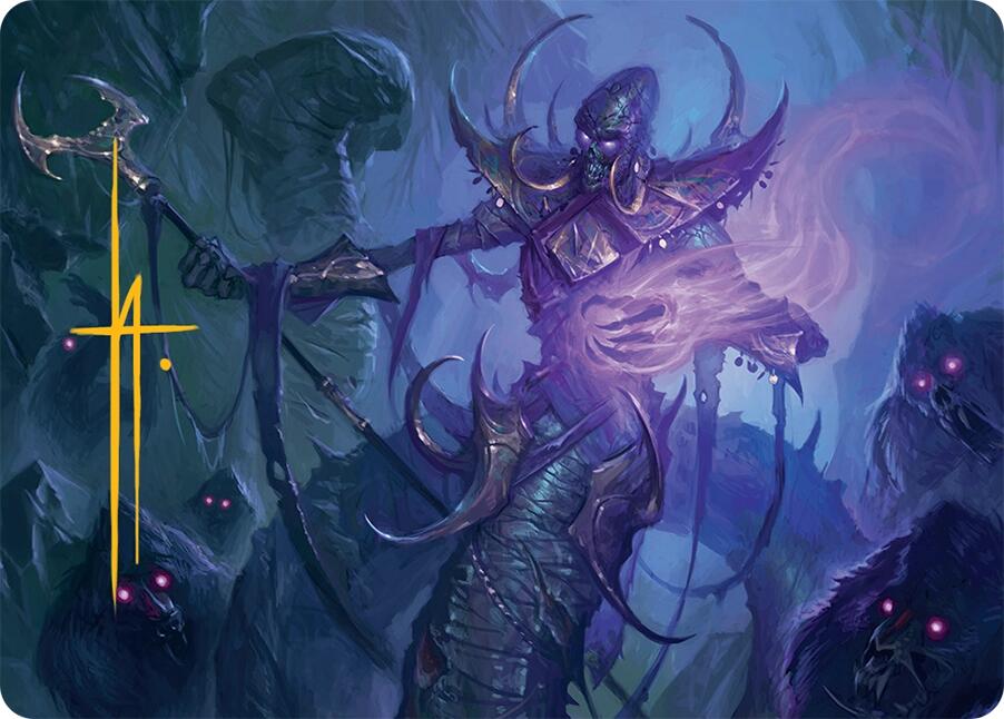 Sidisi, Regent of the Mire Art Card (14/54) (Gold-Stamped Signature) [Tarkir: Dragonstorm Art Series] | Chromatic Games
