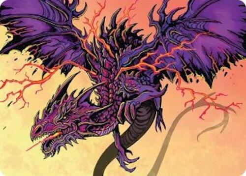 Stormshriek Feral Art Card (35/54) [Tarkir: Dragonstorm Art Series] | Chromatic Games