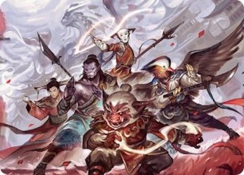 Will of the Jeskai Art Card (54/54) [Tarkir: Dragonstorm Art Series] | Chromatic Games