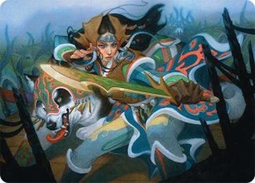 Eshki Dragonclaw Art Card (23/54) [Tarkir: Dragonstorm Art Series] | Chromatic Games