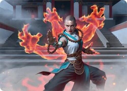 Flamehold Grappler Art Card (24/54) [Tarkir: Dragonstorm Art Series] | Chromatic Games