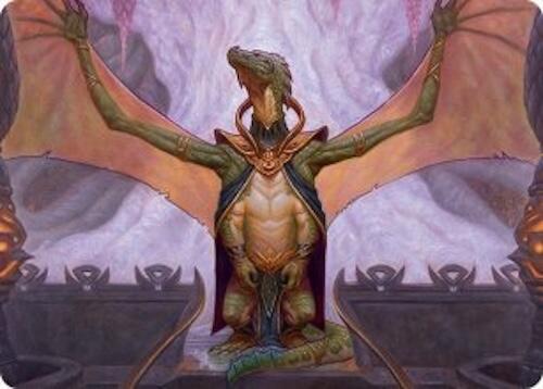 Kheru Goldkeeper Art Card (36/54) [Tarkir: Dragonstorm Art Series] | Chromatic Games