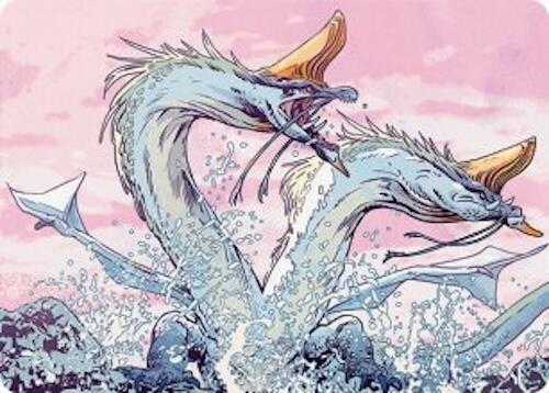 Twinmaw Stormbrood Art Card (39/54) [Tarkir: Dragonstorm Art Series] | Chromatic Games